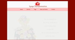 Desktop Screenshot of iyogatransformation.com