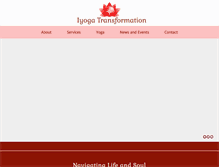 Tablet Screenshot of iyogatransformation.com
